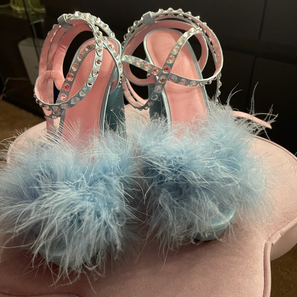 Sugar thrillz furry heels